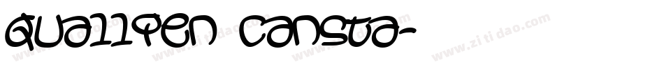 Quallien Cansta字体转换